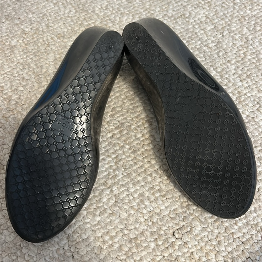 COPY - Vintage Gucci wedge jellies - black - Picture 5 of 5